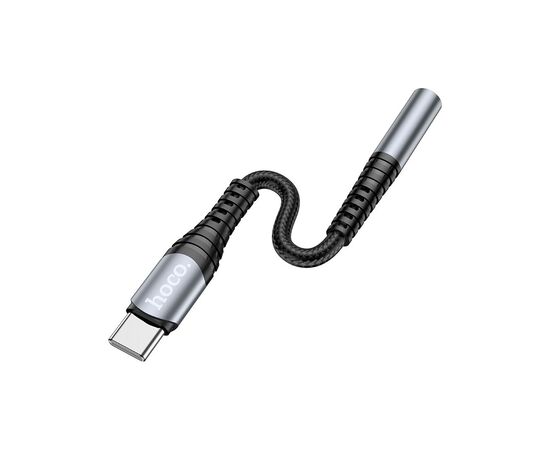 Адаптер USB-C M to 3.5mm F LS33 metal gray HOCO (6931474761163), изображение 3 Адаптер USB-C M to 3.5mm F LS33 metal gray HOCO (6931474761163), изображение 3