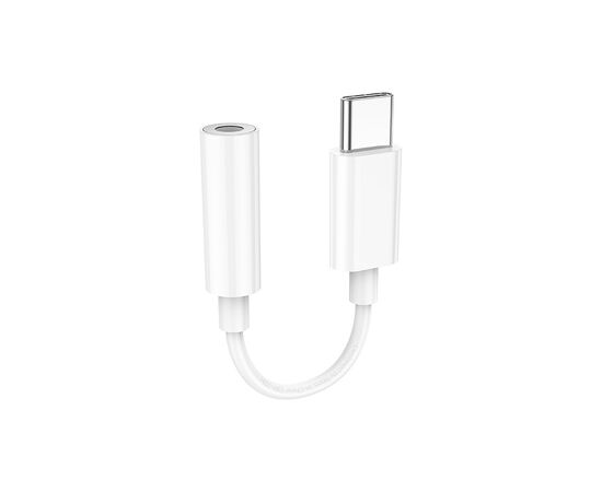 Адаптер USB-C M to 3.5mm F LS35 white HOCO (6931474790767)