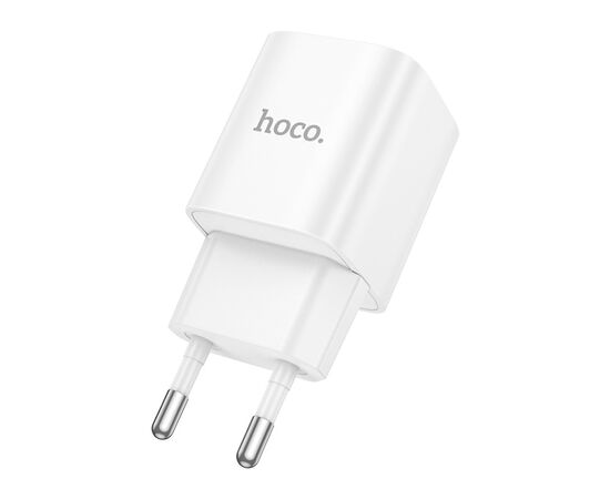 Зарядное устройство HOCO C147A Charm 1xUSB-C PD20W + 1xUSB QC3.0 White (6942007630276), изображение 3 Зарядное устройство HOCO C147A Charm 1xUSB-C PD20W + 1xUSB QC3.0 White (6942007630276), изображение 3