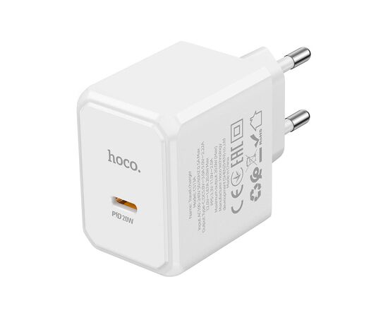Зарядное устройство HOCO CS13A Ocean USB-C PD20W White (6942007603812), изображение 2