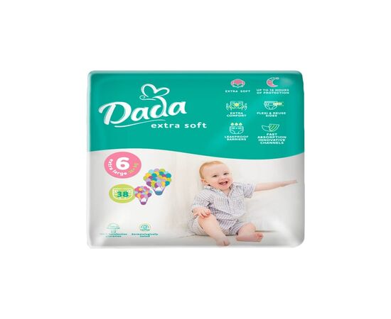 Подгузник Dada Extra Soft 6 (16+ кг) 38 шт (4820174980924)