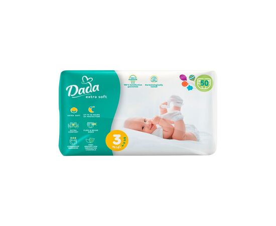Подгузники Dada Extra Soft Midi 3 4-9 кг 50 шт (4820174981020)