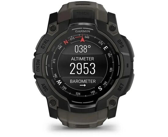Смарт-часы Garmin Instinct 3, Tactical, AMOLED, 50mm, Black, GPS (010-03020-50), изображение 12 Смарт-часы Garmin Instinct 3, Tactical, AMOLED, 50mm, Black, GPS (010-03020-50), изображение 12