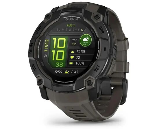 Смарт-годинник Garmin Instinct 3, Tactical, AMOLED, 50mm, Black, GPS (010-03020-50)
