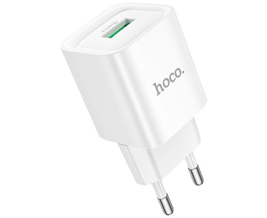 Зарядное устройство HOCO C145A Charm USB QC3.0 White (6942007630214), изображение 2 Зарядное устройство HOCO C145A Charm USB QC3.0 White (6942007630214), изображение 2