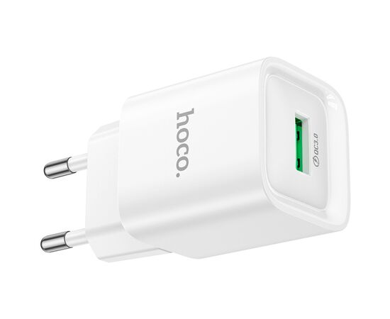 Зарядное устройство HOCO C145A Charm USB QC3.0 White (6942007630214), изображение 4 Зарядное устройство HOCO C145A Charm USB QC3.0 White (6942007630214), изображение 4