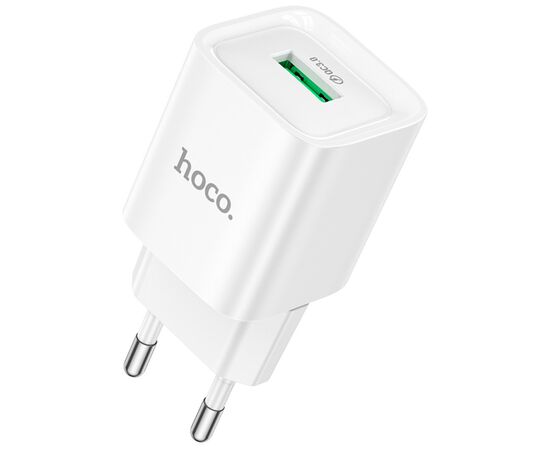 Зарядное устройство HOCO C145A Charm USB QC3.0 White (6942007630214)