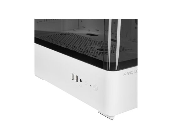 Корпус Prologix Lumi GM-01AW Glass White, изображение 12 Корпус Prologix Lumi GM-01AW Glass White, изображение 12