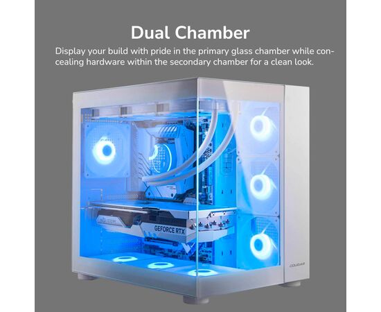 Корпус Cougar FV150 RGB White, изображение 11 Корпус Cougar FV150 RGB White, изображение 11