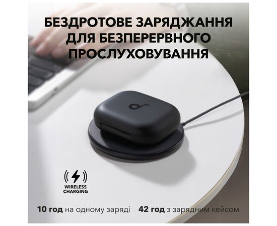 Наушники Anker SoundСore AeroFit 2 Black (A3874G11), изображение 4 Наушники Anker SoundСore AeroFit 2 Black (A3874G11), изображение 4