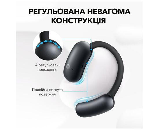 Наушники Anker SoundСore AeroFit 2 Black (A3874G11), изображение 9 Наушники Anker SoundСore AeroFit 2 Black (A3874G11), изображение 9