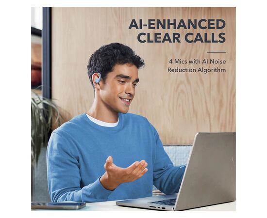 Наушники Anker SoundСore AeroFit Blue (A3872GG1), изображение 6 Наушники Anker SoundСore AeroFit Blue (A3872GG1), изображение 6