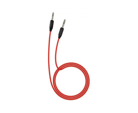 Кабель мультимедийный 3.5mm M to 3.5mm M 1.0m Black HOCO (6957531079293), изображение 2 Кабель мультимедийный 3.5mm M to 3.5mm M 1.0m Black HOCO (6957531079293), изображение 2