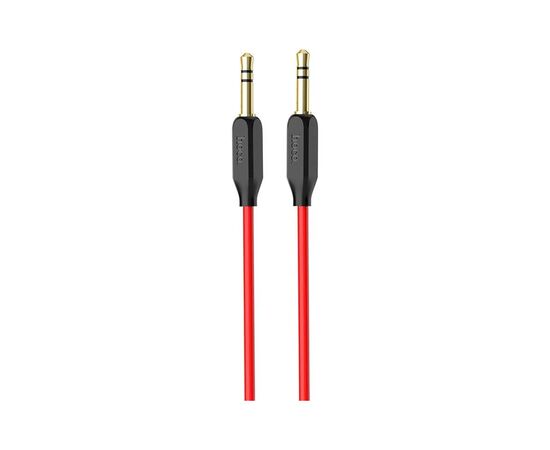 Кабель мультимедийный 3.5mm M to 3.5mm M 1.0m Black HOCO (6957531079293), изображение 3 Кабель мультимедийный 3.5mm M to 3.5mm M 1.0m Black HOCO (6957531079293), изображение 3