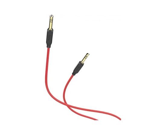 Кабель мультимедийный 3.5mm M to 3.5mm M 1.0m Black HOCO (6957531079293), изображение 5 Кабель мультимедийный 3.5mm M to 3.5mm M 1.0m Black HOCO (6957531079293), изображение 5