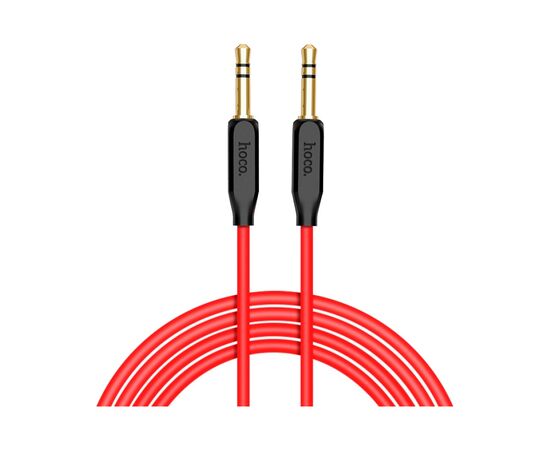 Кабель мультимедійний 3.5mm M to 3.5mm M 1.0m UPA11 Black HOCO (6957531079293)