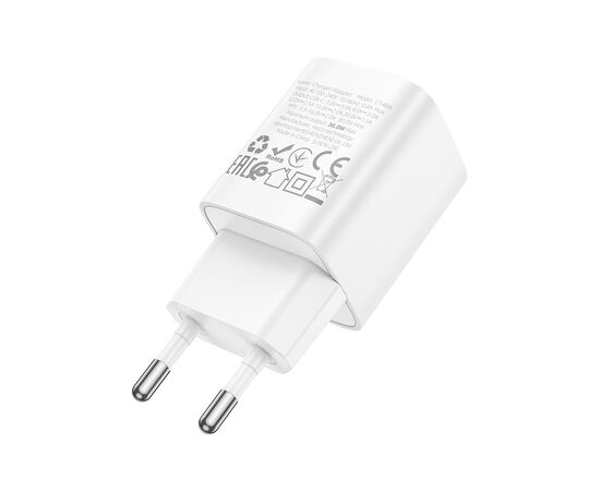 Зарядное устройство HOCO C148A Charm USB-C PD30W White (6942007630306), изображение 6