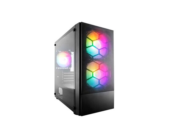 Корпус 1stPlayer X4-M-BK-2F1P-1F1