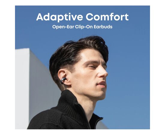 Навушники Anker SoundСore AeroClip Black (A3388G11), зображення 5 Навушники Anker SoundСore AeroClip Black (A3388G11), зображення 5