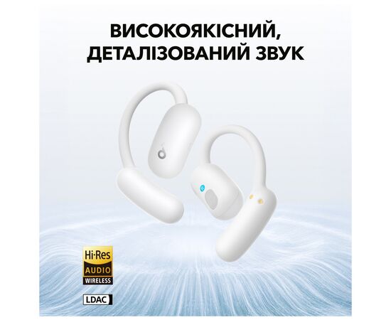 Наушники Anker SoundСore AeroFit 2 White (A3874G21), изображение 3 Наушники Anker SoundСore AeroFit 2 White (A3874G21), изображение 3