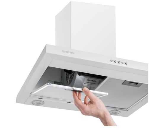 Вытяжка кухонная Pyramida KX 60 (1000) B WH, изображение 5 Вытяжка кухонная Pyramida KX 60 (1000) B WH, изображение 5