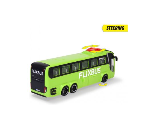 Спецтехника Dickie Toys Туристический автобус Фликсбас 26,5 см (3744015), изображение 4 Спецтехника Dickie Toys Туристический автобус Фликсбас 26,5 см (3744015), изображение 4
