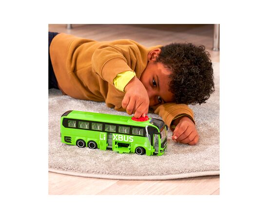 Спецтехника Dickie Toys Туристический автобус Фликсбас 26,5 см (3744015), изображение 7 Спецтехника Dickie Toys Туристический автобус Фликсбас 26,5 см (3744015), изображение 7