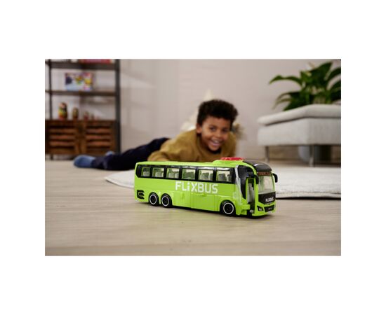 Спецтехника Dickie Toys Туристический автобус Фликсбас 26,5 см (3744015), изображение 9 Спецтехника Dickie Toys Туристический автобус Фликсбас 26,5 см (3744015), изображение 9