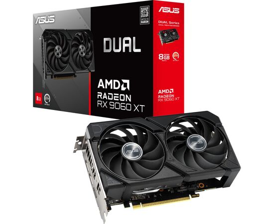 Видеокарта ASUS Radeon RX 9060 XT 8Gb DUAL (DUAL-RX9060XT-8G), изображение 8 Видеокарта ASUS Radeon RX 9060 XT 8Gb DUAL (DUAL-RX9060XT-8G), изображение 8
