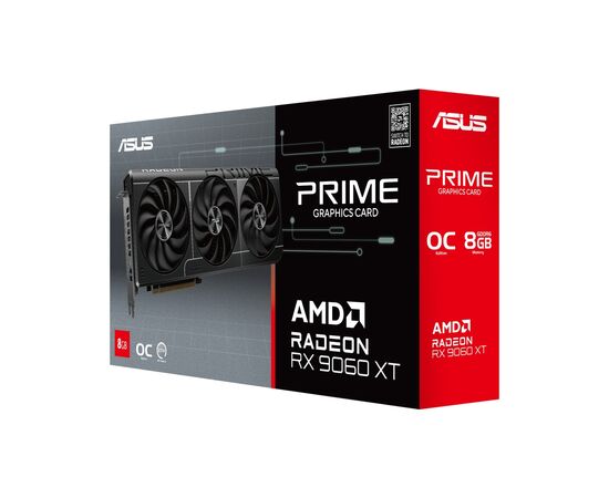 Видеокарта ASUS Radeon RX 9060 XT 8Gb PRIME OC (PRIME-RX9060XT-O8G), изображение 9 Видеокарта ASUS Radeon RX 9060 XT 8Gb PRIME OC (PRIME-RX9060XT-O8G), изображение 9