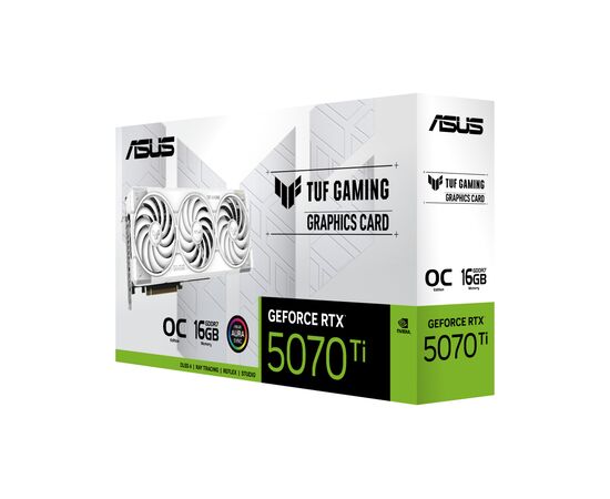 Видеокарта ASUS GeForce RTX5070 Ti 16GB TUF OC WHITE GAMING (TUF-RTX5070TI-O16G-WHITE-GAMING), изображение 9 Видеокарта ASUS GeForce RTX5070 Ti 16GB TUF OC WHITE GAMING (TUF-RTX5070TI-O16G-WHITE-GAMING), изображение 9