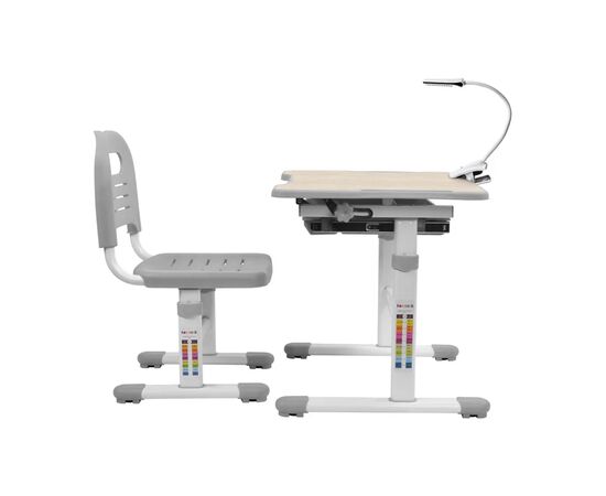Парта со стулом FunDesk Piccolino Grey (211459), изображение 3 Парта со стулом FunDesk Piccolino Grey (211459), изображение 3