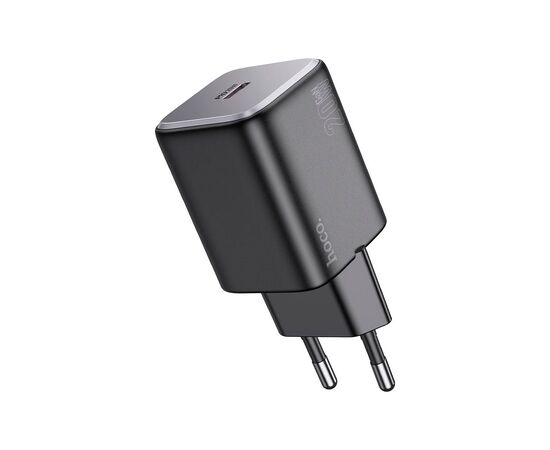 Зарядное устройство HOCO N40 Mighty USB-C PD20W Black (6942007616966), изображение 3 Зарядное устройство HOCO N40 Mighty USB-C PD20W Black (6942007616966), изображение 3