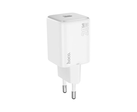 Зарядное устройство HOCO N40 Mighty USB-C PD20W White (6942007616973), изображение 2 Зарядное устройство HOCO N40 Mighty USB-C PD20W White (6942007616973), изображение 2
