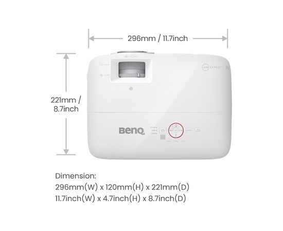 Проектор BenQ TH671ST (9H.JGY77.1HE), изображение 8 Проектор BenQ TH671ST (9H.JGY77.1HE), изображение 8
