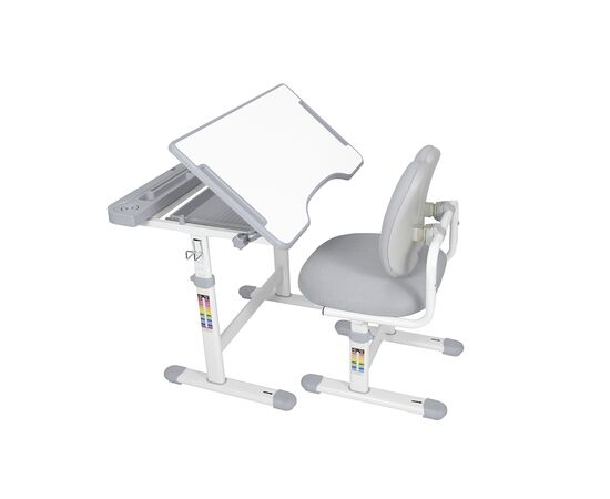 Парта со стулом FunDesk Vivo Grey (221892), изображение 5 Парта со стулом FunDesk Vivo Grey (221892), изображение 5