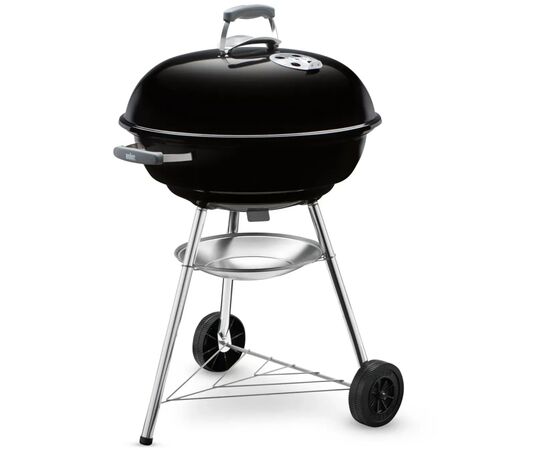 Гриль-барбекю Weber Compact Kettle 57 см Black (1321004), изображение 3 Гриль-барбекю Weber Compact Kettle 57 см Black (1321004), изображение 3