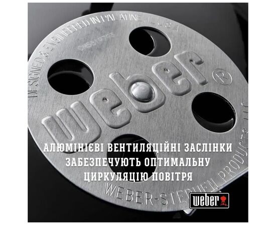 Гриль-барбекю Weber Classic Kettle 47 см Black (1241304), изображение 8 Гриль-барбекю Weber Classic Kettle 47 см Black (1241304), изображение 8