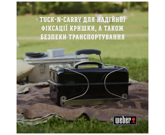 Гриль-барбекю Weber Go-Anywhere Black (1131004), изображение 9 Гриль-барбекю Weber Go-Anywhere Black (1131004), изображение 9