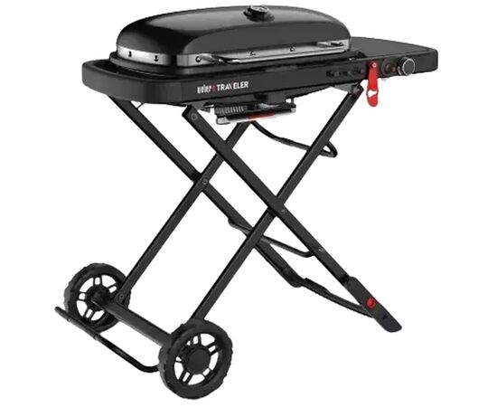 Гриль-барбекю Weber Traveler LP Stealth Black (9013075), изображение 2 Гриль-барбекю Weber Traveler LP Stealth Black (9013075), изображение 2