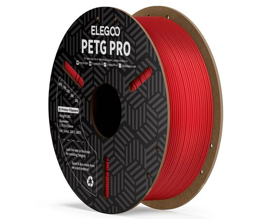 Пластик для 3D-принтера ELEGOO PETG PRO 1кг, 1.75мм, red (50.203.0264)