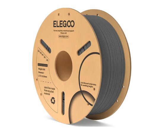 Пластик для 3D-принтера ELEGOO PLA 1кг, 1.75мм, gray cosmic (50.203.0109)