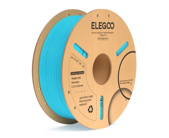 Пластик для 3D-принтера ELEGOO PLA Plus 1кг, 1.75мм, blue sky (50.203.0161)