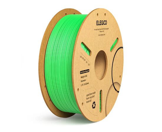 Пластик для 3D-принтера ELEGOO PLA Plus 1кг, 1.75мм, green light (50.203.0071)