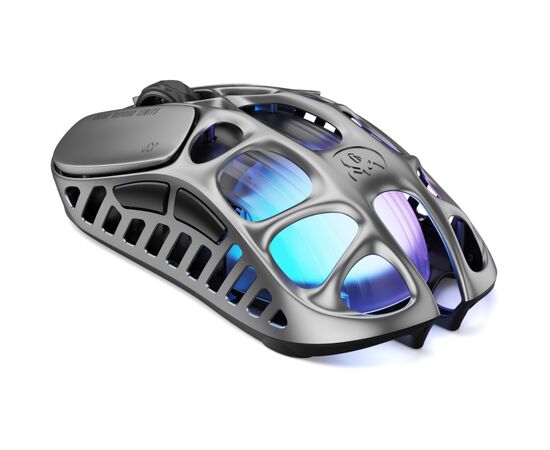 Мышка GravaStar Mercury X Pro 8K Wireless/Bluetooth/USB Grey (GSXPRO_GRY), изображение 2 Мышка GravaStar Mercury X Pro 8K Wireless/Bluetooth/USB Grey (GSXPRO_GRY), изображение 2