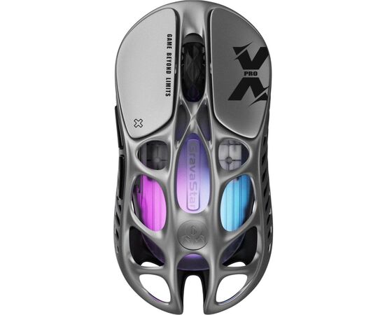 Мышка GravaStar Mercury X Pro 8K Wireless/Bluetooth/USB Grey (GSXPRO_GRY)