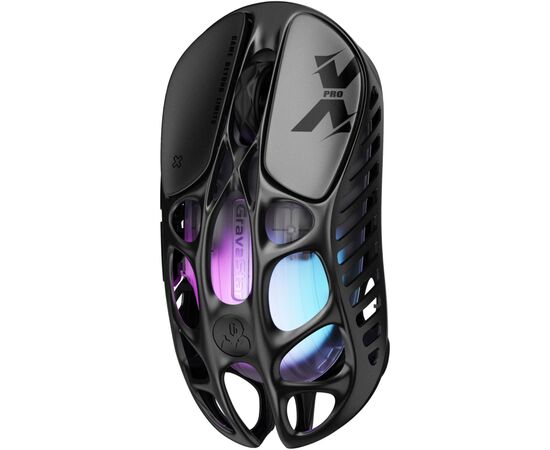 Мышка GravaStar Mercury X Pro 8K Wireless/Bluetooth/USB Black (GSXPRO_BLK), изображение 5 Мышка GravaStar Mercury X Pro 8K Wireless/Bluetooth/USB Black (GSXPRO_BLK), изображение 5