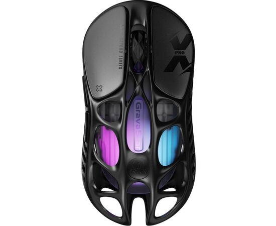 Мышка GravaStar Mercury X Pro 8K Wireless/Bluetooth/USB Black (GSXPRO_BLK)