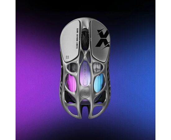 Мишка GravaStar Mercury X Wireless/Bluetooth/USB Grey (GSX_GRY), зображення 6 Мишка GravaStar Mercury X Wireless/Bluetooth/USB Grey (GSX_GRY), зображення 6