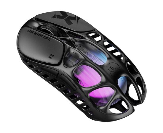 Мышка GravaStar Mercury X Wireless/Bluetooth/USB Black (GSX_BLK), изображение 2 Мышка GravaStar Mercury X Wireless/Bluetooth/USB Black (GSX_BLK), изображение 2